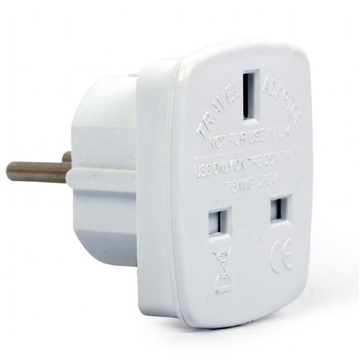 ადაპტერი Gembird A-AC-UKEU-001 AC Power Adapter, 7.5 A White