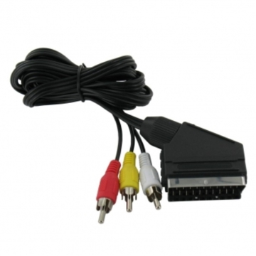 კაბელი  KINGDA\ KDVC9007-1.5M SCART CABLE TO 3RCA, 1.5M