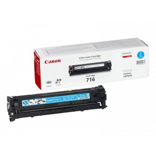 კარტრიჯი CANON ORIGINAL LJ 716 CYAN, 1500@5% LBP50508030