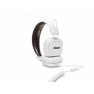 MARSHALL MAJOR White Headphones white Mic & Remote