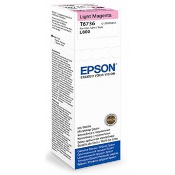 Epson L800 Light Magenta ink bottle 70ml (10 x 15 - 1800 Photo Pages) C13T67364A