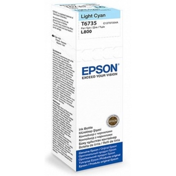 Epson L800 Light Cyan ink bottle 70ml (10 x 15 - 1800 Photo Pages) C13T67354A