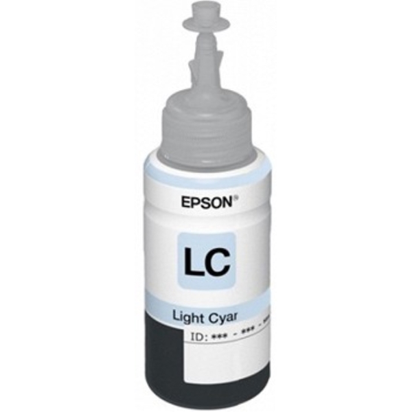 Epson L800 Light Cyan ink bottle 70ml (10 x 15 - 1800 Photo Pages) C13T67354A