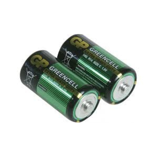 ელემენტი BATTERY GP SIZE C GP14G-2UE2  2PCS GREES CELL (3787)