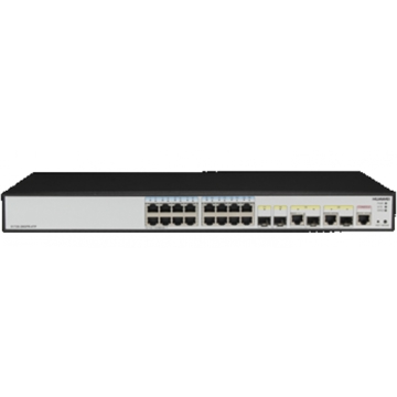 სვიჩი NETWORK ACTIVE  HUAWEI  S1720-20GFR-4TP(16 ETHERNET 101001000 PORTS,2 GIG SFP AND 2 DUAL-PURPOSE 101001000 OR SFP,AC 110220V)