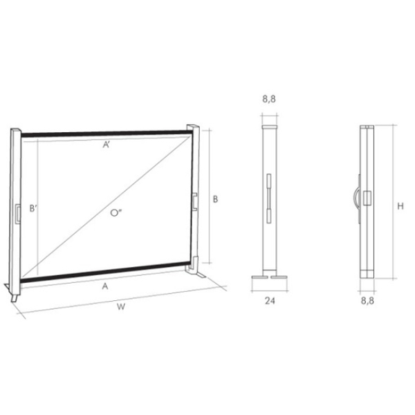 ინტერაქტიული დაფა Ligra LuxiBoard 6Touch 88" Infrared iWB  with 6 Multi touch