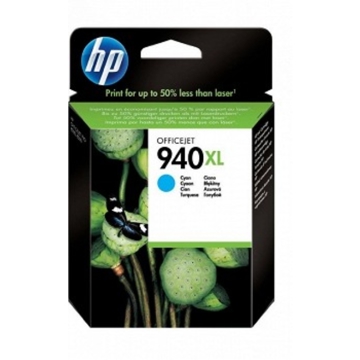 კარტრიჯი  HP ORIGINAL DJ C4907A CYAN 940XL OFFICEJET PRO 80008500 2200@5%