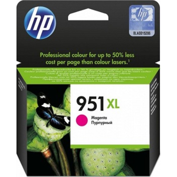 კარტრიჯი  HP ORIGINAL DJ CN047A  951XL   MAGENTA OFFICEJET INK CARTRIDGE OFFICEJET  8600  1500@5%