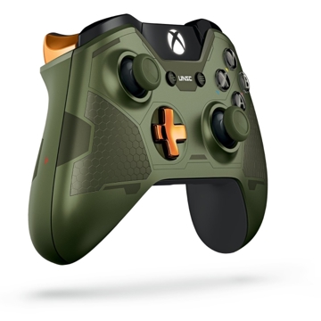 ჯოისტიკი XBOX ONE HALO 5 : MASTER CHIEF CONTROLLER WIRELESS WITH 3.5 MM STEREO HEADEST JACKXBOX ONE