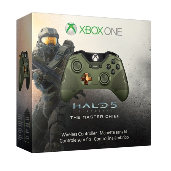 ჯოისტიკი XBOX ONE HALO 5 : MASTER CHIEF CONTROLLER WIRELESS WITH 3.5 MM STEREO HEADEST JACKXBOX ONE