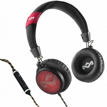 HEADPHONE HOUSE OF MARLEY EM-JH033-MI BUFFALO SOLDIER ON-EAR HEADPHONES WITH REMOTE AND MICROPHONE (MIDNIGHT)