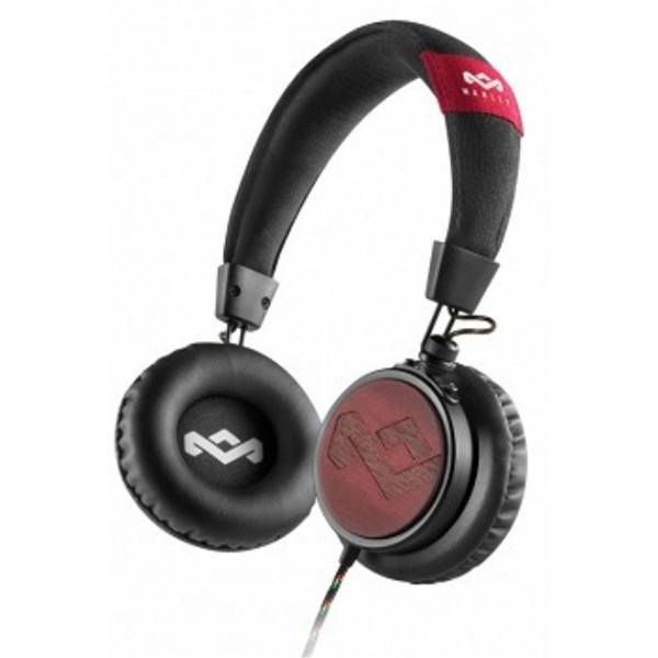 HEADPHONE HOUSE OF MARLEY EM-JH033-MI BUFFALO SOLDIER ON-EAR HEADPHONES WITH REMOTE AND MICROPHONE (MIDNIGHT)