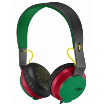 ყურსასმენი  HOUSE OF MARLEY EM-JH081-RA ROAR ON-EAR HEADPHONES RASTA