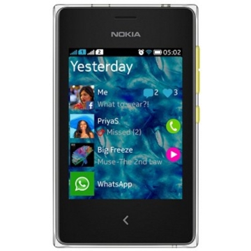 NOKIA ASHA 502 DUAL SIM YELLOW