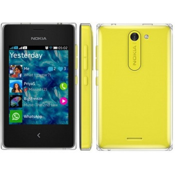 NOKIA ASHA 502 DUAL SIM YELLOW