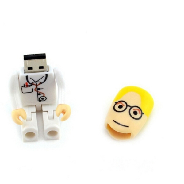 USB Flash Drive 8GB Doctor USB Pen drive yellow