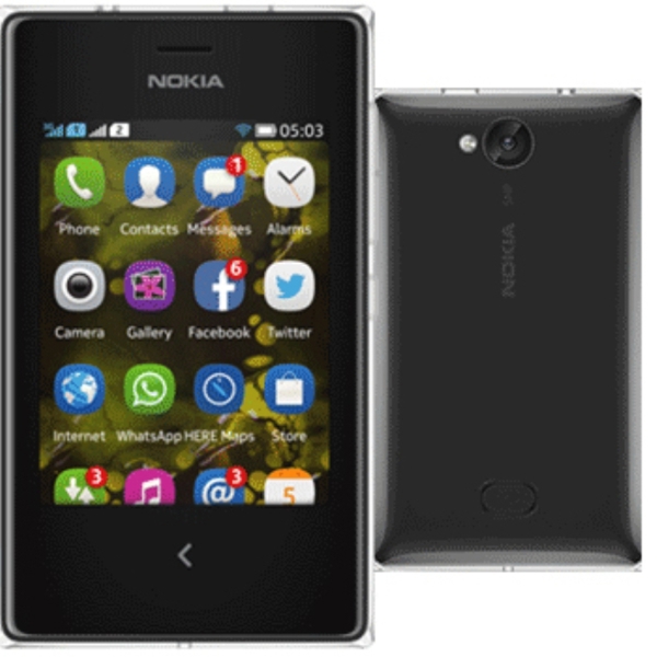 NOKIA ASHA 503 DUAL SIM BLACK