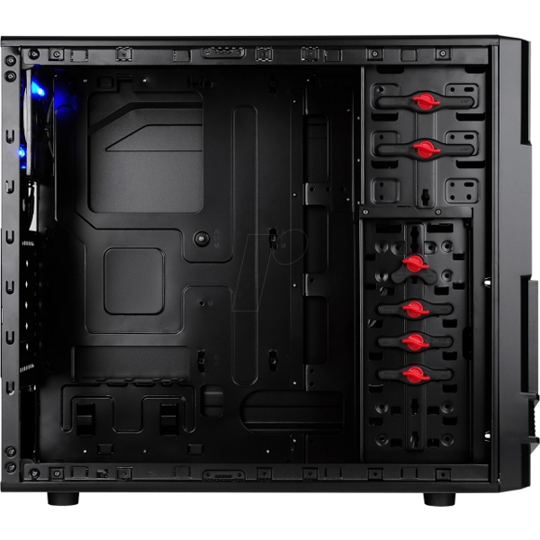 ქეისი  CASE MIDITOWER MIDITOWER THERMALTAKE NO PSU COMMANDER MS-I  BLACK WIN  USB3 VN400A1W2N