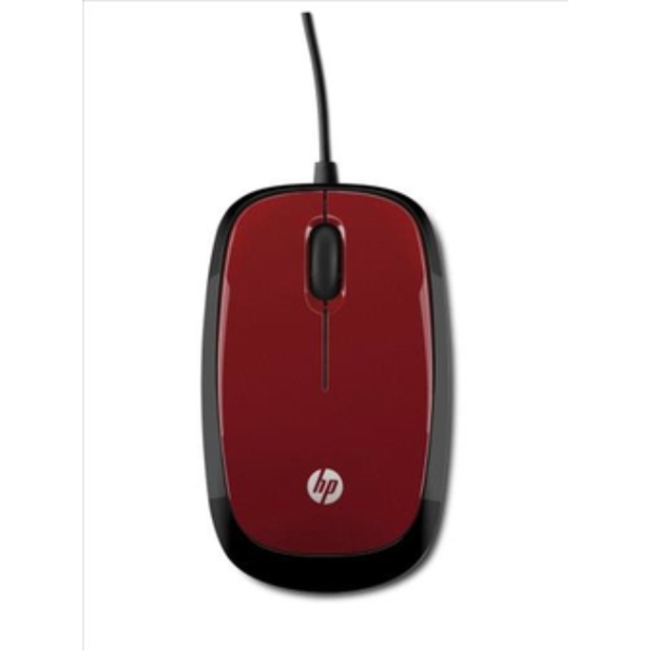 მაუსი  HP H6F01AA X1200 WIRED MOUSE RED