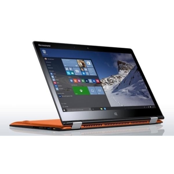 Lenovo LN YOGA700-14ISK I5-6200U 4G 508 10H, 14.0 FHD IPS MULTI-TOUCH, No ODD, W10 HOME EM, Integrated, Clementine Orange