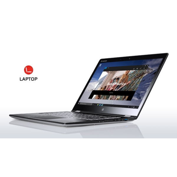 Lenovo LN YOGA700-14ISK I5-6200U 4G 508 10H, 14.0 FHD IPS MULTI-TOUCH, No ODD, W10 HOME EM, Integrated, Light Silver