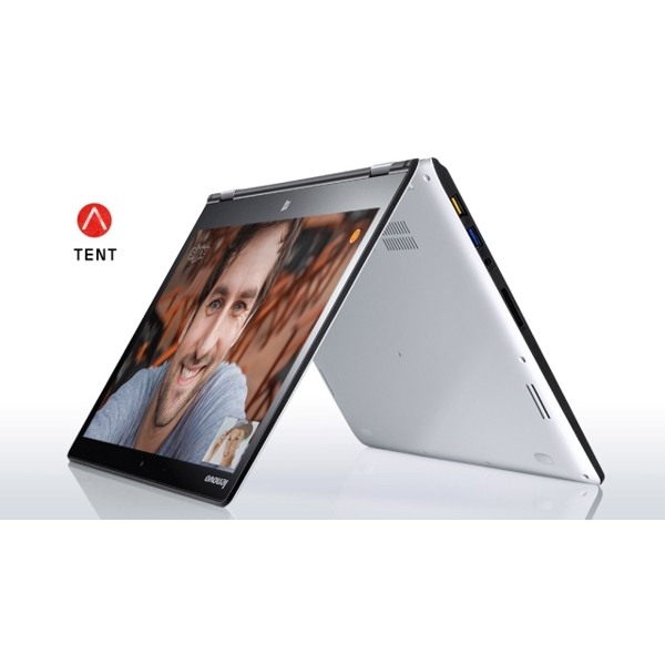 Lenovo LN YOGA700-14ISK I5-6200U 4G 508 10H, 14.0 FHD IPS MULTI-TOUCH, No ODD, W10 HOME EM, Integrated, Light Silver