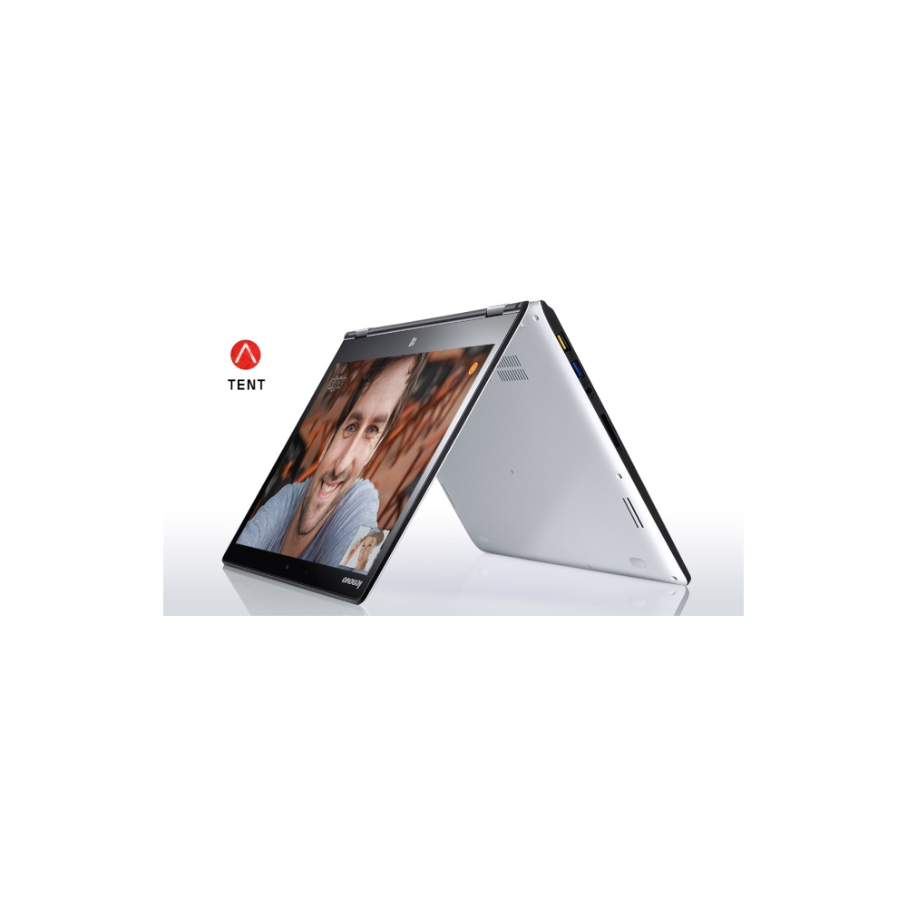 Lenovo LN YOGA700-14ISK I5-6200U 4G 508 10H, 14.0 FHD IPS MULTI-TOUCH, No ODD, W10 HOME EM, Integrated, Light Silver