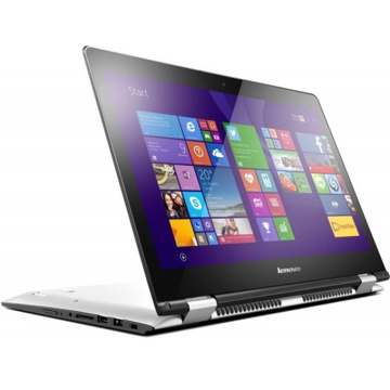 Lenovo Notebook YG500-15IBD I3-5020U4G 500+8G 10H, 15.6 FHD IPS AG TOUCH(SLIM), Integrated, No ODD, W10 HOME EM, White