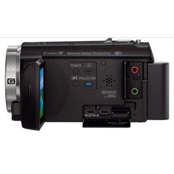 SONY 9.2M/2.3M CMOS AVCHD/MP4 Flash,  "Exmor R" CMOS Sensor, G Lens(26.8mm), BOSS, x30/60/350 zoom, 3.0" 460k Xtra Fine LCD(Touch Panel), Wi-Fi/NFC, 5.1ch, Dual Video Recording, MI shoe, Projector(25lm), 25p/50p Recording, Motion Shot Video, HDMI(Type D)
