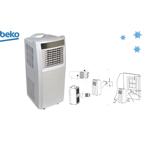 Beko Air Conditioner BKK-09H  ფართი 25-კვ2