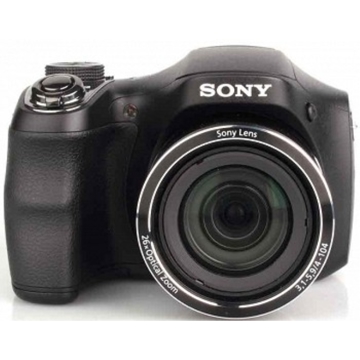 SONY DIGITAL CAMERA DSCH200B.RU3   1/2.3 Super HAD CCD, BIONZ, Sony Lens, 26x, F3.1-5.9 22.3-580mm  , 3" Clear Photo LCD plus (460K),  BIONZ, ISCN, 33 pre modes, Double Anti-Blur, Optical SteadyShot, FD, Smileshutter, Sweep Panorama, 1280x720 MP4 video, MS/SD card slot, Stamina 350 shots, P/M  contol modes.