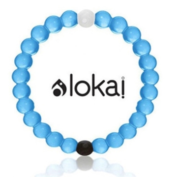 სამაჯური Lokai Bracelet outlets Silicone Bead For Women Men Blue Size M