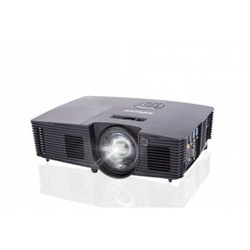 InFocus IN224 Projector: SVGA (800 x 600) resolution; 3500 lumens; Contrast ratio: 17000:1; Lamp Hours (Eco/High) 5000/6000; Connections VGA-in x 2, Composite Video, S-video, Audio-in x 2, mini USB, HDMI