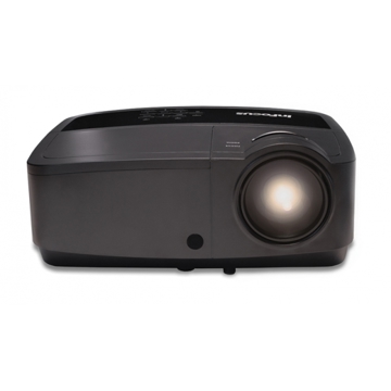 InFocus IN119HDx Projector:1080p (1920 x 1080) resolution with HD Spatial Resolution Technology; Up to 10,000-hour lamp; 3200 lumens; Contrast ratio of 15000:1; Highly compatible throw ratio of 1.15-1.5; Zoom ratio: 1.3:1; HDMI 1.4, VGA x 2, Composite video, S-Video, 3.5 mm stereo in x 2, 3.5mm stereo out, VGA monitor out, RS232C