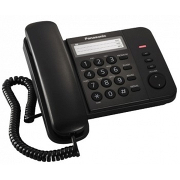 Panasonic KX-TS2352UAB Super Leader, Home design,  3-speed dial buttons, Ringer Indicater, Black