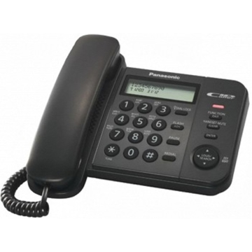 Panasonic KX-TS2356UAB ITS with AOH/Caller ID, Black