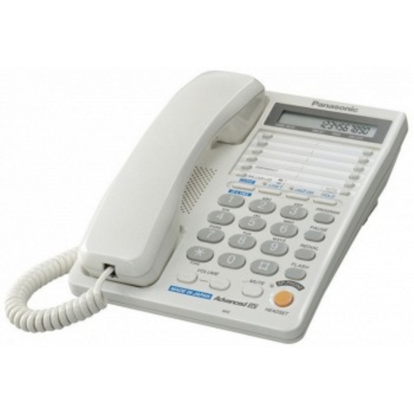 Panasonic KX-TS2368RUW ITS (2 LINE, LCD, SP, Ringer Indicater )