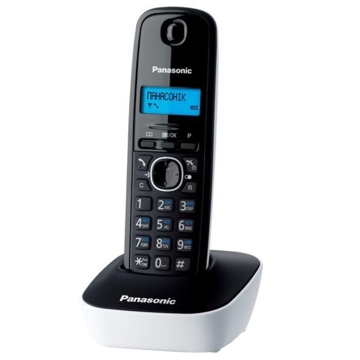 ტელეფონი Panasonic KX-TG1611RUR 1Line LCD, Name phonebook,  European/Russian CID, White