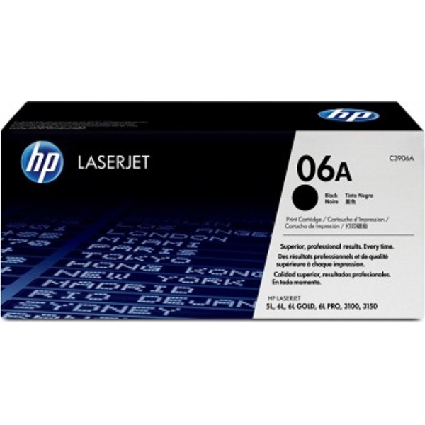 HP C3906 ORIGINAL TONER CARTRIDGE, LASERJET 5L