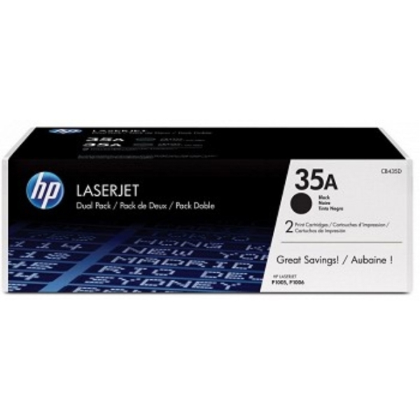 HP CB435AD ORIGINAL PRT CRTG LJ P1005/1006 DUAL PACK