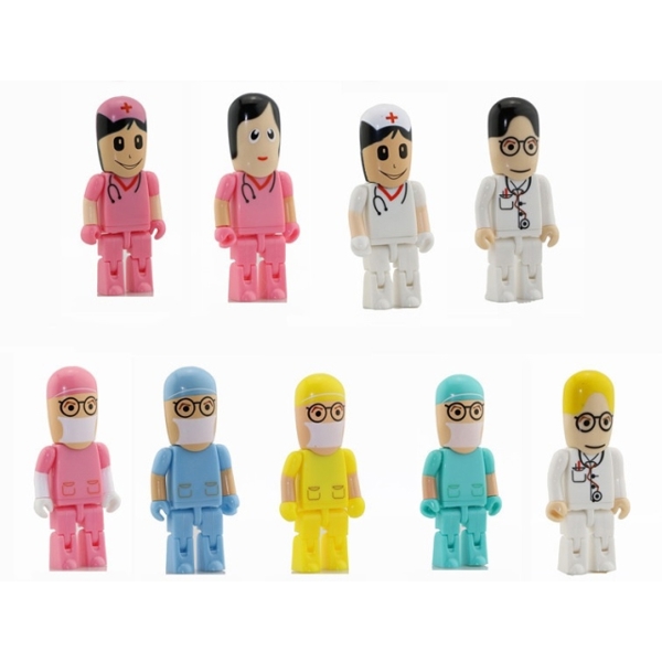 USB Flash Drive 8GB Doctor USB Pen drive Pink