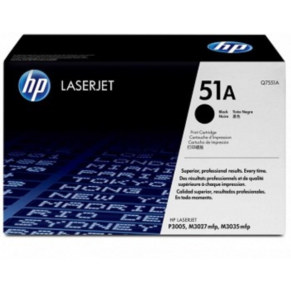 HP Q7551A ORIGINAL Black Toner Cartr