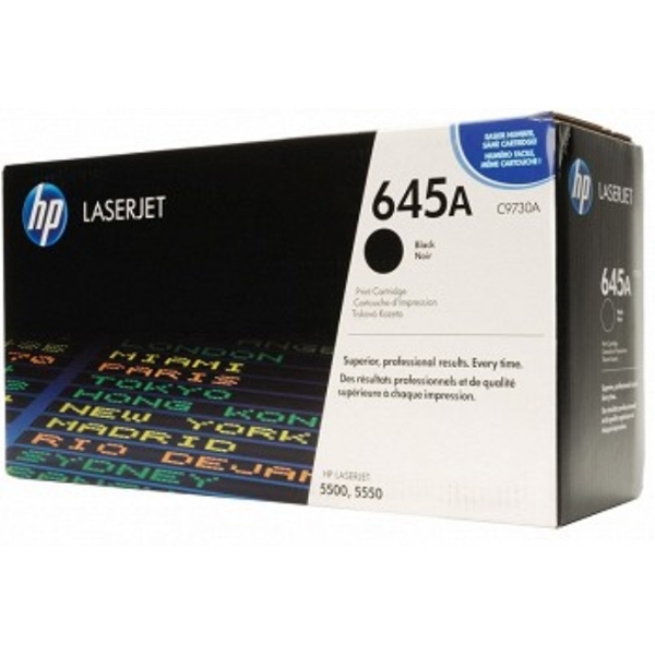 HP C9730A ORIGINAL Black Print Cartridge CLJ5500 Series