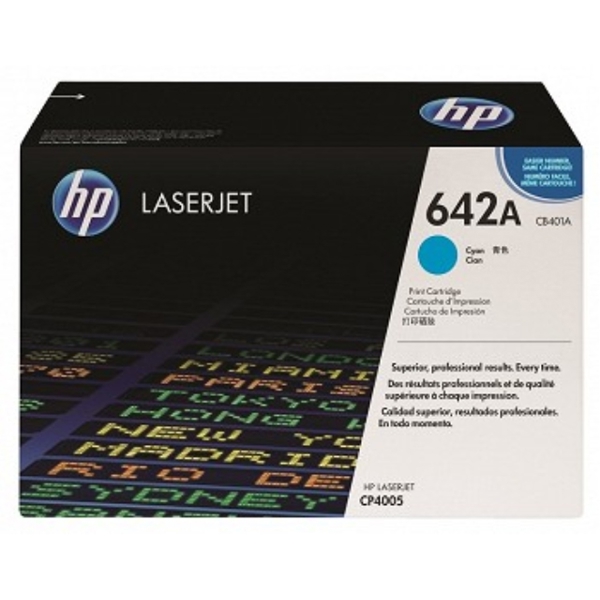 HP CB401A ORIGINAL 642A Cyan Print Crtd, CLJ CP4005