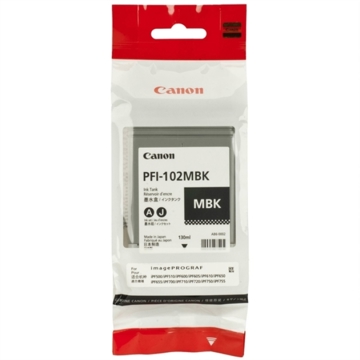 კარტრიჯი CANON ORIGINAL PFI 102 MATT BLACK  IPF500 130ML