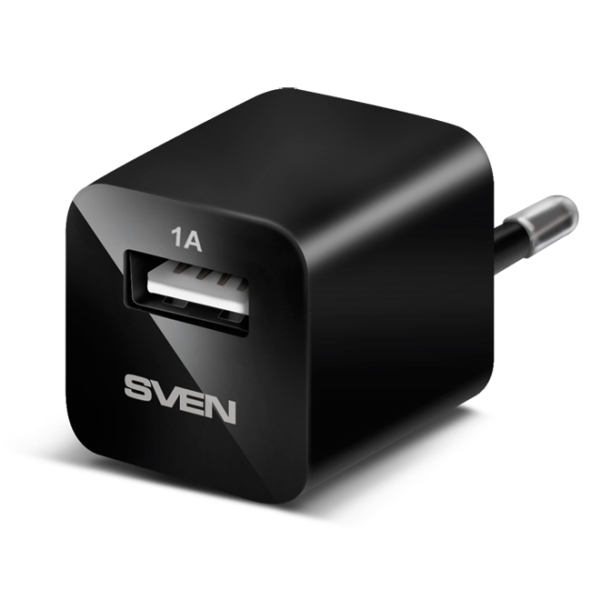 დამტენი CHARGER AND  SVEN USB AC CHARGER H-113 BLACK