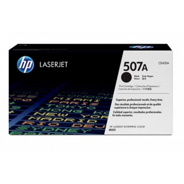 HP CE400A  507A ORIGINAL Black LJ Print Cartridge