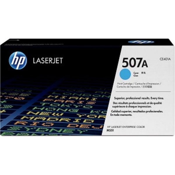 HP CE401A  507A ORIGINAL Cyan LJ Print Cartridge