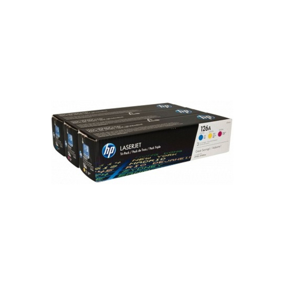 კარტრიჯი HP CF341A  126A CYM Combo-pack LJ Toner Cartridge (CE311A-CE312A-CE313A)