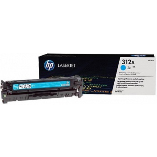 HP CF381A  312A Cyan LaserJet Toner Cartridge